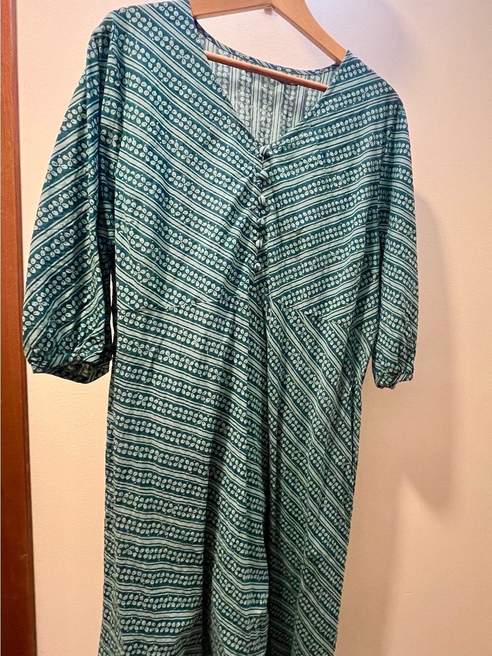 Gudrun Sjöden Patterned Organic Cotton Midi Dress